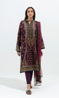 2.9 Mtrs Printed Lawn Shirt 2.5 Mtrs Printed Blended Chiffon Dupatta 2.5 Mtrs Dyed Pants