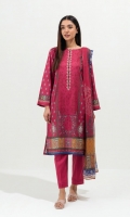 2.9 Mtrs Printed Lawn Shirt 2.5 Mtrs Printed Blended Chiffon Dupatta 2.5 Mtrs Dyed Pants