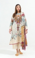 2.9 Mtrs Printed Lawn Shirt 2.5 Mtrs Printed Lawn Dupatta 2.5 Dyed Pants