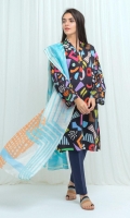 Digital Printed Lawn Shirt: 2.9 M Digital Printed Cotton Net Dupatta: 2.5 M Dyed Pants: 2.5 M