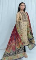 2.9 Mtrs Printed Lawn Shirt, 2.5 Mtrs Printed Lawn Dupatta