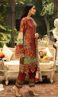 Dyed Front Embroidered 1.25 M Digital Printed Back & Sleeves 1.75 M Digital Print Shawl 2.50 M Embroidered Daman Lace 1 Yard Embroidered Sleeves Lace 1 Yard Dyed Trouser 2.50 M