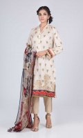 Digital Printed Embroidered Lawn Shirt: 3.00 M  Digital Printed Chiffon Dupatta: 2.50 M