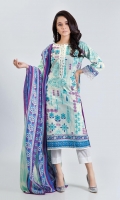 PRINTED LAWN SHIRT: 3.00 M  PRINTED LAWN DUPATTA: 2.50 M