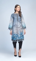 Digital Printed Light Weight Slub Khaddar Shirt: 1.75 M