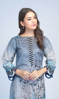 Digital Printed Light Weight Slub Khaddar Shirt: 1.75 M