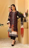 Shirt Lawn Printed Front + Back + Sleeves 3.4M  Trouser Cotton Trouser 2.5 M  Dupatta Printed Chiffon Dupatta 2.5 M