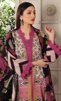 Shirt Lawn Printed Front + Back + Sleeves 3.4M  Trouser Cotton Trouser 2.5 M  Dupatta Printed Chiffon Dupatta 2.5 M