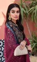 Shirt Embroidered front chiffon 1.4M Embroidered Chiffon Back 1.4M  Embroidered adda work Front Neck 1Pcs Embroidered adda work Front +Back Daman Patti 1.5M Embroidered adda work Front Daman Motif 2Pcs Embroidered adda work sleeves Chiffon 26 inches Embroidered  Adda work Sleeves Motif 2Pcs Embroidered sleeves patti 1M Inner Shirt 2.25M  Trouser Raw Silk Trouser 2.5 M  Dupatta Adda work Organza Dupatta 2.5M Embroidered Dupatta Patti 8M Finishing Patti 1Pcs