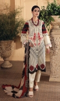 Shirt Print Lawn Front +Back + Sleeves 3.4M Embroidered Front Daman Patti 1M  Trouser Cotton Trouser 2.5 M  Dupatta Embroidered Printed Chiffon Dupatta 2.5 M