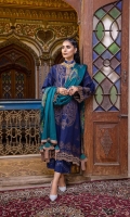 Shirt Embroidered front khaddar print 1.4M Printed Khaddar Back +Sleeves 2M Embroidered Front +Sleeves Patti 2.5M  Trouser Printed Khaddar Trouser 2.5 M  Dupatta Embroidered Pashmina Shawl 2.5M