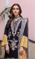 Shirt Embroidered Marina Front 1.4M Marina Back +Sleeves 2M Embroidered Daman Patti 1M  Trouser Marina Trouser 2.5M  Dupatta Printed Wool Shawl 2.5M
