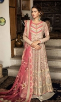 Long Maxi Embroidered Organza LONG MAXI Finished With AddA Hanging on Neck and Tassel. Organza Embroidered. Lehnga Masori Light Golden Lengha Finished with Stitching Details. Dupatta Embroidered organza Dyed Dupatta Finished with AddA Work and AddA Hanging Around 4 Side's.