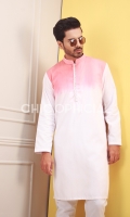 Premium Cotton Tie and Dye Kurta paired up with cotton trousers