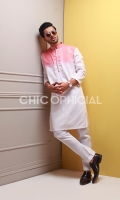 Premium Cotton Tie and Dye Kurta paired up with cotton trousers