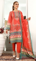 Printed Cotton Cambric Shirt Printed Cambric Dupatta Dyed Trouser