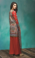 3 Piece Lawn Suit 3 Meter Printed Lawn Shirt,Embroidered Neck,2.5 Meter Printed Lawn Dupatta,2.5 Meter Trouser
