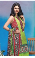 3 Piece Lawn Suit 3 Meter Printed Lawn Shirt,Embroidered Neck,2.5 Meter Printed Lawn Dupatta,2.5 Meter Trouser