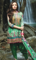 1.1 M Embroidered Front 1.1 M Printed Back 0.6M Embroidered Sleeves 2.5M Printed Dupatta