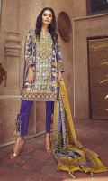 3m Khaddar Embroidered shirt  2.5m khaddar dupatta  2.5m Khaddar dyed trouser