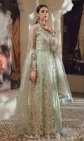 Net Embroidered Adda Work Front Body Net Embroidered Back Body Net Embroidered Front Rright And Left Panels Net Embroidered Front Side Panels Net Embroidered Back Panels Net Embroidered Sleeves Net Embroidered Dupatta Net Embroidered Adda Work Front Panels And Body Lace Dyed Raw Silk Trouser
