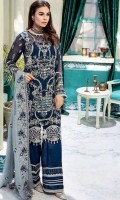 Embroidered Chiffon Unstitched 3 Piece Suit