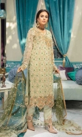 Embroidered Chiffon Unstitched 3 Piece Suit