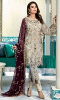 Embroidered Chiffon Unstitched 3 Piece Suit
