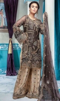 Embroidered Chiffon Unstitched 3 Piece Suit