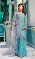 Embroidered Chiffon Unstitched 3 Piece Suit