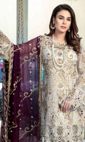 Embroidered Chiffon Unstitched 3 Piece Suit