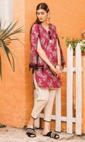 Printed Lawn Shirt 2.94 Meter Dyed Cambric Trouser 2.50 Meter