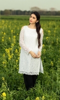 Embroidered Cotton Net Stitched Kurti