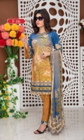 Printed Shirt Chikankarri Printed Dupatta Dyed Trouser