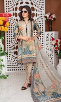 Printed Shirt Chikankarri Printed Dupatta Dyed Trouser