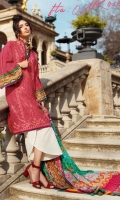 3pc embroidered lawn suit