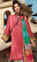 3pc embroidered lawn suit