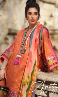 3pc embroidered lawn suit