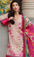 3pc embroidered lawn suit