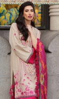 3pc embroidered lawn suit