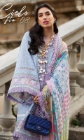 3pc embroidered lawn suit