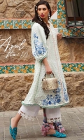 3pc embroidered lawn suit
