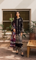 Embroidered Khaddar Front Dyer Khaddar Back Embroidered Front and Back Border Embroidered Khaddar Sleeves Embroidered Khaddar Sleeves Border Digital Printed Cotton Net Shawl Embroidered Trouser Border Dyed Khaddar Trouser
