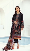 PRINTED LAWN FRONT  PRINTED BACK & SLEEVES  PRINTED CHIFFON DUPATTA  EMBROIDERED NECKLINE PATCH  DYED CAMBRIC LAWN TROUSER