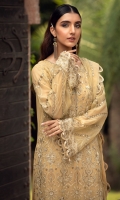 Embroidered Chiffon Front Plain Chiffon Back Embroidered Chiffon Sleeves Embroidered Chiffon Dupatta Embroidered Chiffon Front & Back Border Embroidered Chiffon Sleeves Border Dyed Silk Trouser