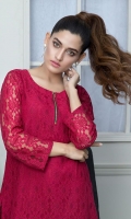 Embroidered Cotton Net Stitched Kurti