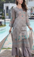 4 Pc Lawn Suit