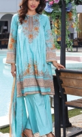 4 Pc Lawn Suit