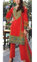 4 Pc Lawn Suit