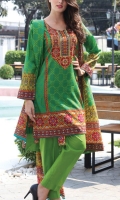 4 Pc Lawn Suit